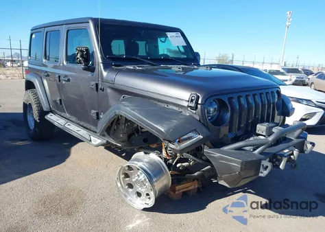 2021 Jeep Wrangler Unlimited Sport S 4X4 from USA, damaged, VIN 1C4HJXDG9MW654692